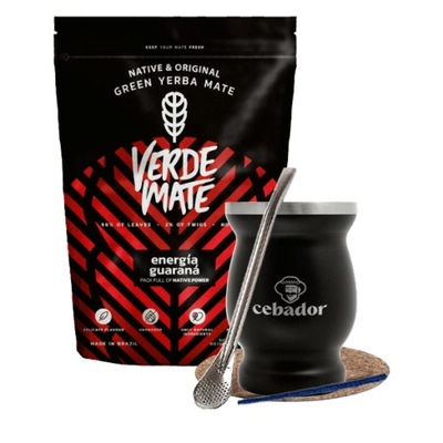 Zestaw do yerba mate Verde Energia Guarana 500g