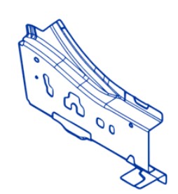 Element порог сторона левая sandero, logan, jogger фото №1