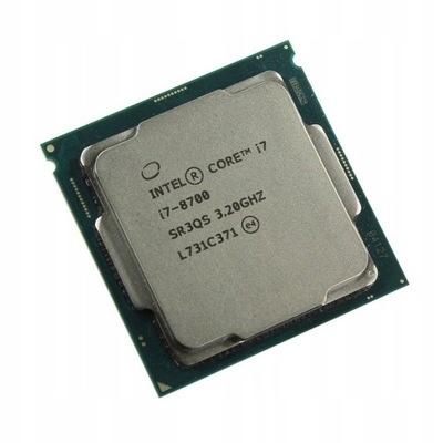 Intel Core i7 8700 6x3.2GHz s1151 SKLEP GWAR 6mc