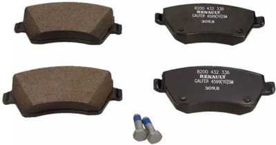 Оригинальный номер renault тормозные колодки тормозные перед dacia duster фото №1