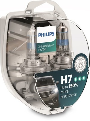 PHILIPS ЛАМПОЧКИ H7 X-TREME НІЧНОГО БАЧЕННЯ PRO +150%