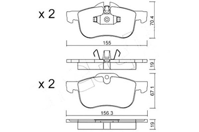 TRINKELĖS STABDŽIŲ ROVER 75 99-04 METELLI 