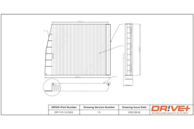 DRIVE+ FILTRAS KABINOS VOLVO 00- S60 70 80 WEGL OWY 