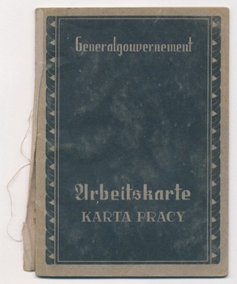 GG Arbeitskarte Rzeszów 1942 r. (132)