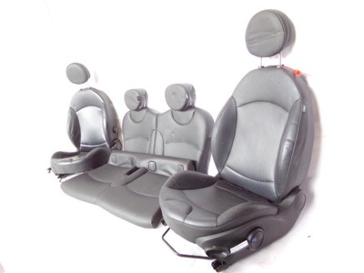 Комплект сиденье правый левый задняя перед сиденья кожа mini cooper r55 r56 фото №1