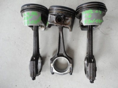 Поршень 77v100 шатун opel astra vectra 1.4 1.6v фото №1