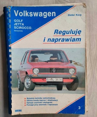 Volkswagen Golf Jetta Scirocco Dieter Korp Reguluję i naprawiam vw 