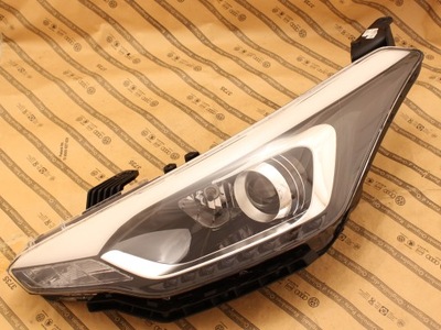 Hyundai i20 2 ii 14-20 лампа перед лінза + led фото №1