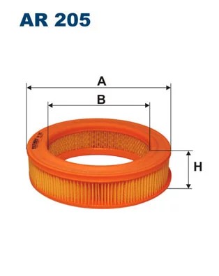 AR205 FILTRO AIRE  