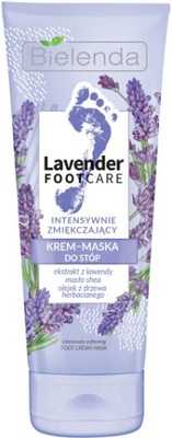 Bielenda LAVENDER FOOT CREAM Krem maska do stóp