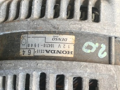 Honda crv iv 2.0b генератор 104210-1540 фото №1