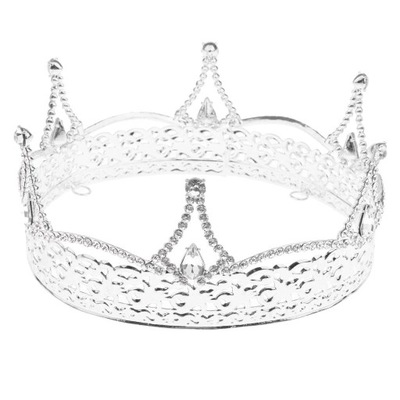 Bridal Crystal Rhinestone Tiara Crowns Silver