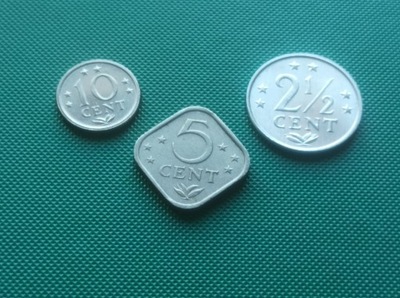 ANTYLE HOLEDNSERSKIE - Zestaw 3 monet każda w2