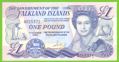 FALKLANDY 1 POUND 1984 P-13 UNC-