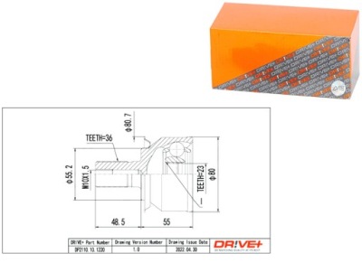 Шрус  полуось наружный ford focus c-m ax 1.6tdci 03- drive+ фото №1