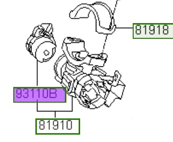 Колодка замка запалювання hyundai i30 фото №1