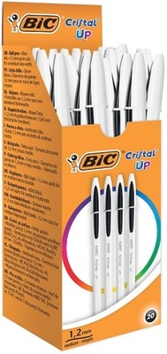 Długopis BiC Cristal up Czarny 20 sztuk