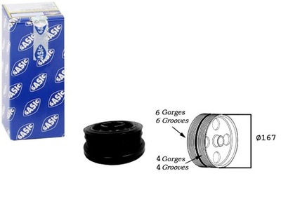 Шкив коленчатого вала bmw 3 touring 325 d e91 фото №1