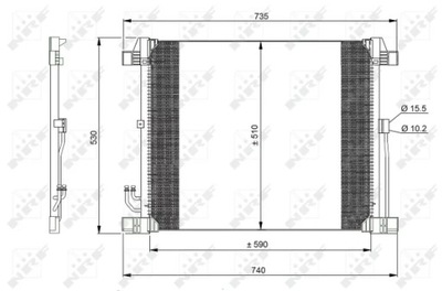 NRF 350099 SKRAPLACZ, AIR CONDITIONING  