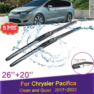 ESCOBILLAS DE AUTOMÓVIL PARA CHRYSLER PACIFICA 2017 2018 ~ 2022 PRZED~20796  