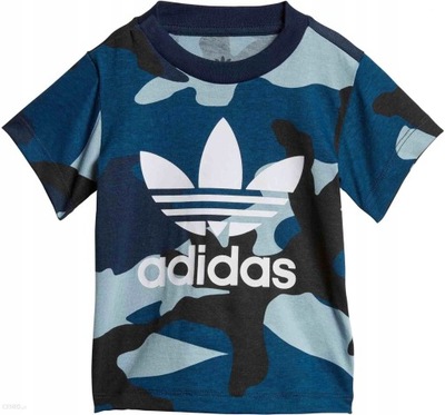 Koszulka dziecięca Adidas Camo Allover DW3853