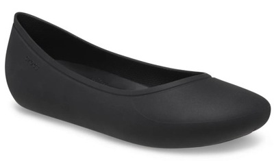 Crocs 209384-001 Brooklyn Flat czarne wsuwane buty baleriny W6 36-37