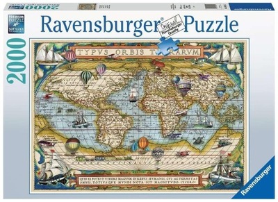 PUZZLE 2000 DOOKOŁA ŚWIATA, RAVENSBURGER