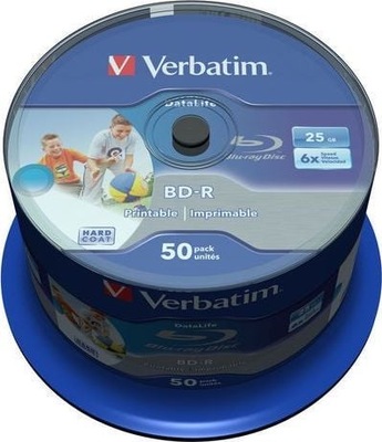 Verbatim BDR 25 GB 6x 50 sztuk (43812)