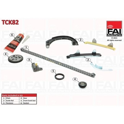 КОМПЛЕКТ ЦЕПИ ГРМ FAI AUTOPARTS TCK82