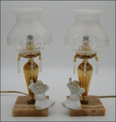 Komplet 2 x lampka z dzieckiem Hiszp. 60-401
