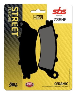 SBS ZAPATAS DE FRENADO KH261 / KH281 STREET CERAMIC  