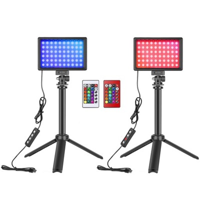 Andoer 2 Pack RGB Fill Light LED Video Lights