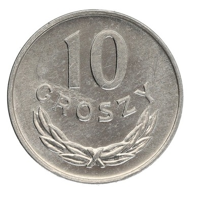 PRL - 10 groszy obiegowe - 1977 r st. I