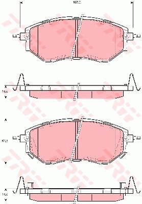 TRW GDB3372 КОЛОДКИ ТОРМОЗНЫЕ