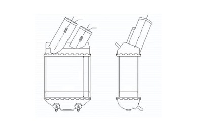 Интеркулер renault scenic 09.96- 7700838130 фото №1