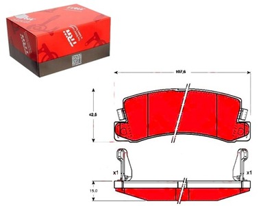 Тормозные колодки тормозные lexus rx 300 awd mcu15 фото №1