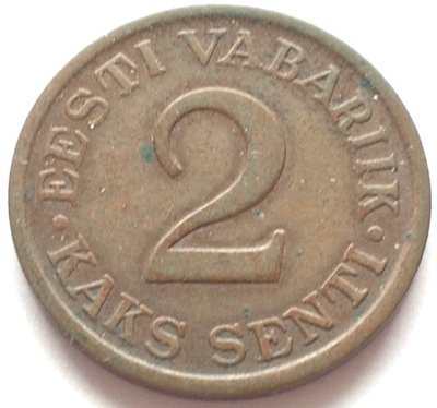 Estonia 2 senti 1934