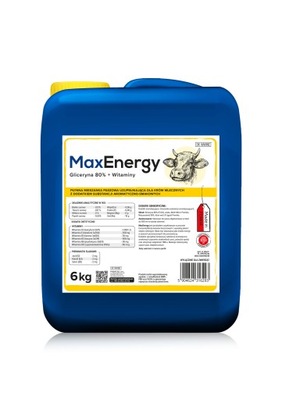 MaxEnergy 6 kg - Płynna mieszanka paszowa uzupełniająca