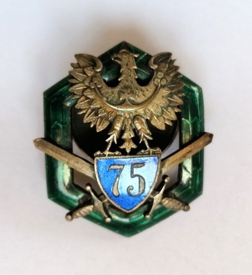 Odznaka 75 Pułk Piechoty