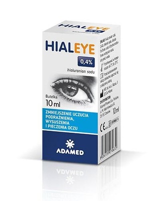 Hialeye 0,4% krople do oczu nawilżające, 10 ml