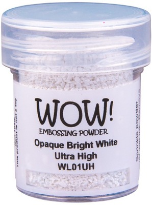 PUDER DO EMBOSSINGU Wow! - Opaque Bright biały