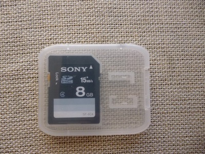 Karta pamięci SDHC Sony 8 GB klasa 4 z pudełkiem