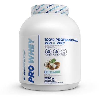 ALLNUTRITION PRO WHEY 2270g BIAŁKO WPI WPC PROTEIN IZOLAT MIĘŚNIE MASA