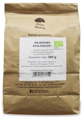 Majeranek BIO 500 g Horeca (Dary Natury)