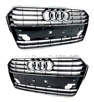 Audi a7 4g8 lift s-line 2014-2017 решітка радіатора решітка радіатора фото №1