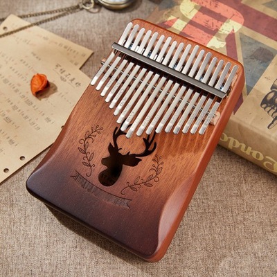 Cega Kalimba 17 Key Mahogany Thumb Piano 17 Llaves