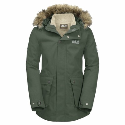 Parka dla dziewczynki kurtka Jack Wolfskin 128