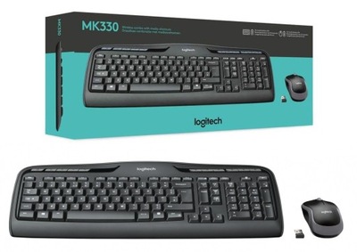 Logitech zestaw MK330 bezprzewodowa klawiatur