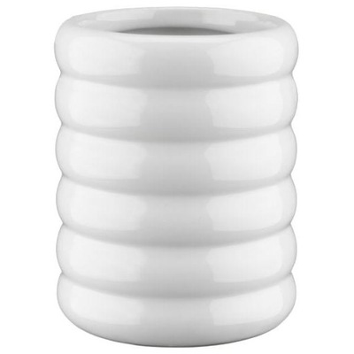 Kubek ceramiczny łazienkowy Azibo biały