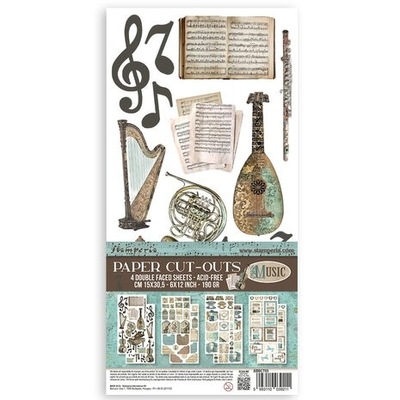 Wypychanki Stamperia Music (SBBCT05)